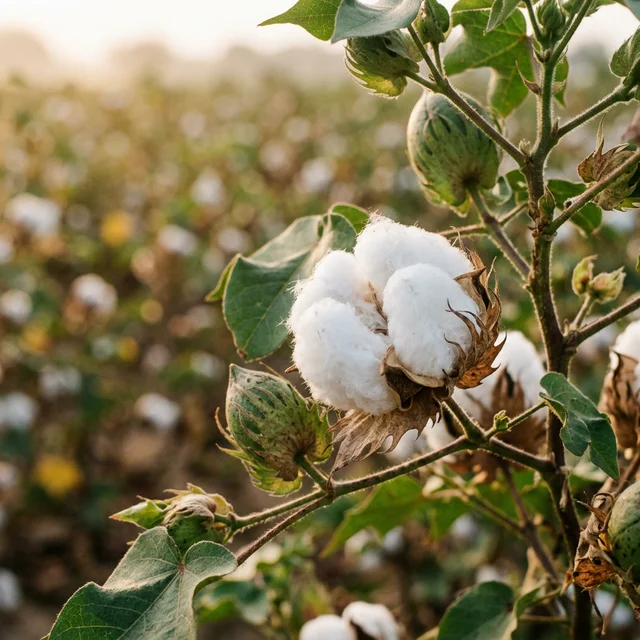 Organic Cotton Field